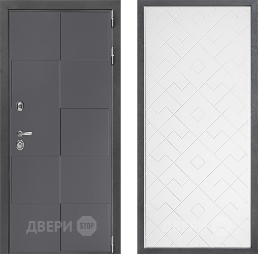 Дверь Дверной континент ДК-3/606 ФЛ-Тиффани Белый софт в Апрелевке