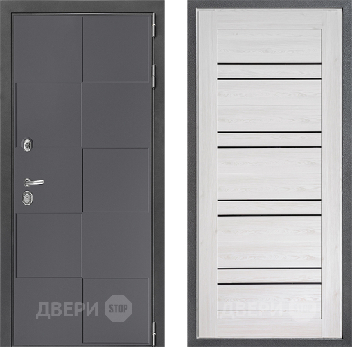 Входная металлическая Дверь Дверной континент ДК-3/606 ФЛ-49 Сосна белая в Апрелевке