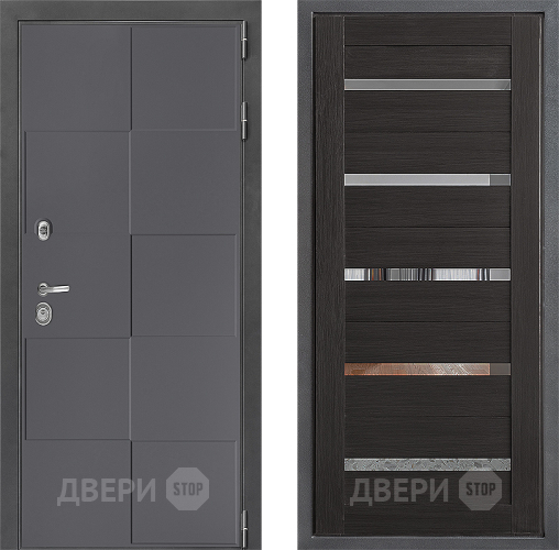 Входная металлическая Дверь Дверной континент ДК-3/606 ФЛ-47 Венге в Апрелевке