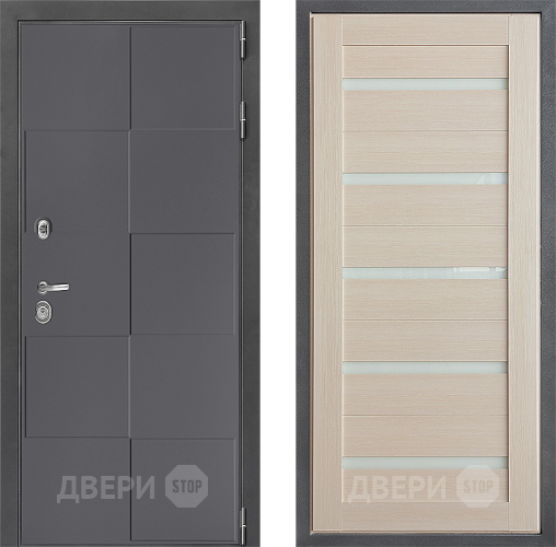 Входная металлическая Дверь Дверной континент ДК-3/606 ФЛ-47 Лиственница белая в Апрелевке