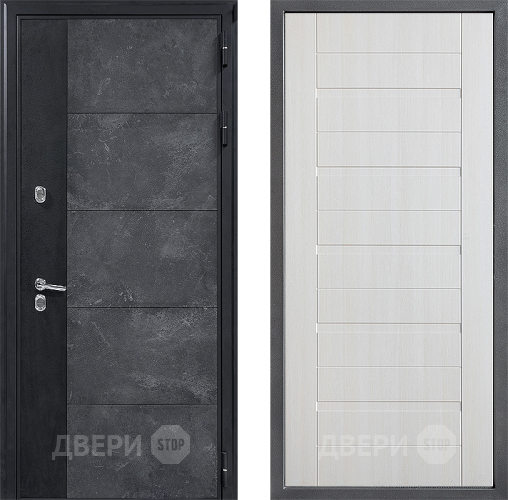 Входная металлическая Дверь Дверной континент ДК-15 Бетон ТЕРМО ФЛ-70 Лиственница белая в Апрелевке