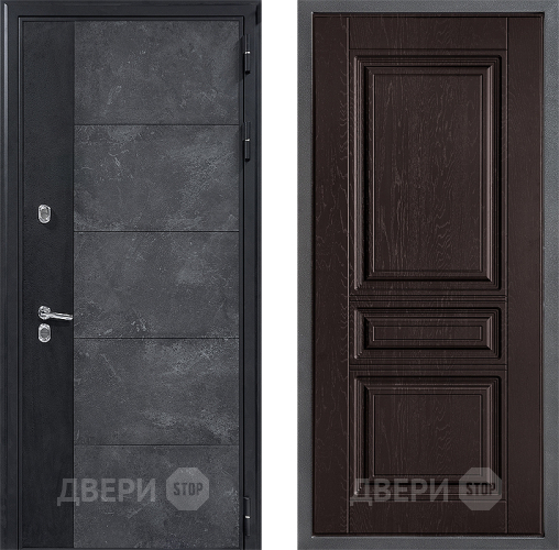 Дверь Дверной континент ДК-15 Бетон ТЕРМО ФЛ-243 Дуб шоколадный в Апрелевке