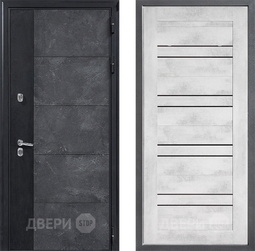 Входная металлическая Дверь Дверной континент ДК-15 Бетон ТЕРМО ФЛ-49 Бетон снежный в Апрелевке
