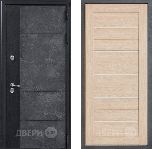 Входная металлическая Дверь Дверной континент ДК-15 Бетон ТЕРМО ФЛ-46 Капучино в Апрелевке
