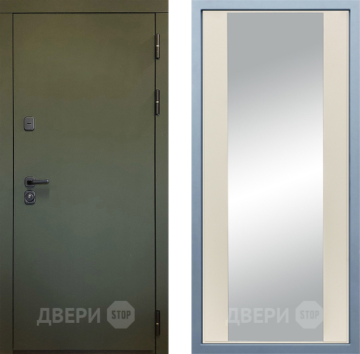 Входная металлическая Дверь Дива МД-61 Д-15 Зеркало Шампань в Апрелевке