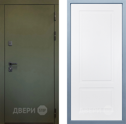 Входная металлическая Дверь Дива МД-61 Н-7 Белый в Апрелевке