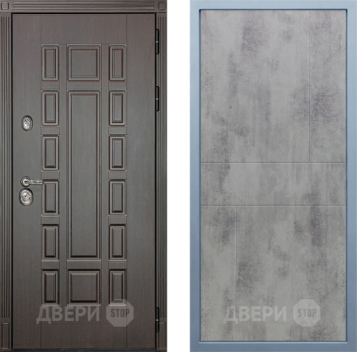 Входная металлическая Дверь Дива МД-38 М-1 Бетон темный в Апрелевке