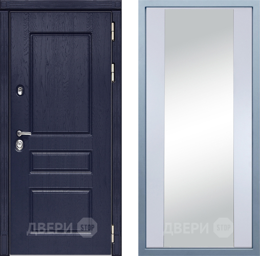 Входная металлическая Дверь Дива МД-45 Д-15 Зеркало Белый в Апрелевке