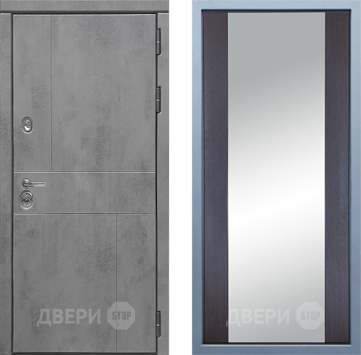 Входная металлическая Дверь Дива МД-48 Д-15 Зеркало Венге в Апрелевке