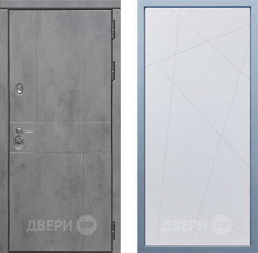Входная металлическая Дверь Дива МД-48 Д-11 Белый в Апрелевке