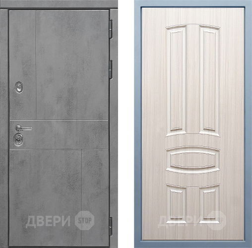 Входная металлическая Дверь Дива МД-48 М-3 Сандал белый в Апрелевке