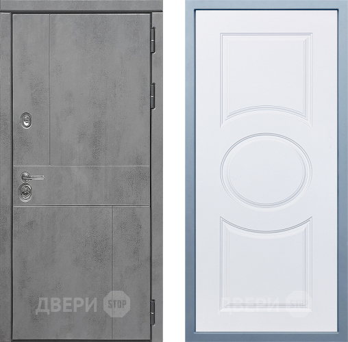 Входная металлическая Дверь Дива МД-48 М-30 Белый в Апрелевке