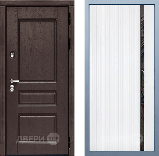 Входная металлическая Дверь Дива МД-90 МХ-46 Белый матовый в Апрелевке