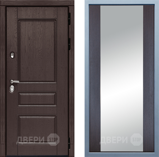 Входная металлическая Дверь Дива МД-90 Д-15 Зеркало Венге в Апрелевке