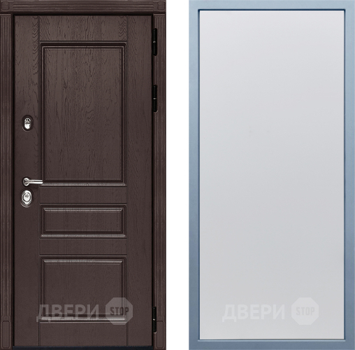 Входная металлическая Дверь Дива МД-90 Н-1 Белый в Апрелевке