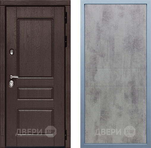 Входная металлическая Дверь Дива МД-90 М-1 Бетон темный в Апрелевке