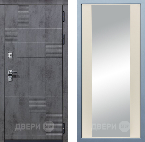 Входная металлическая Дверь Дива МД-35 Д-15 Зеркало Шампань в Апрелевке