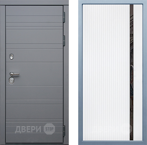 Входная металлическая Дверь Дива МД-39 МХ-46 Белый матовый в Апрелевке