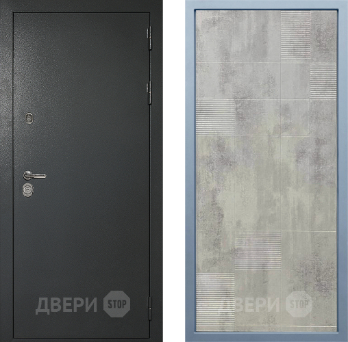 Входная металлическая Дверь Дива МД-40 Титан Д-4 Бетон темный в Апрелевке