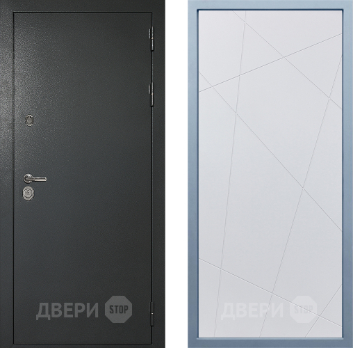 Входная металлическая Дверь Дива МД-40 Титан Д-11 Белый в Апрелевке
