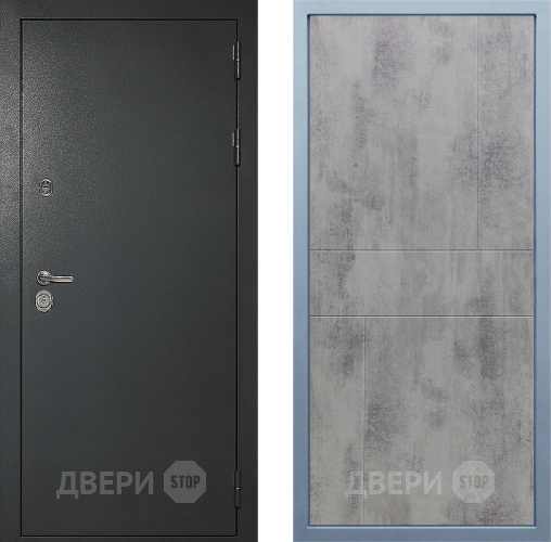 Входная металлическая Дверь Дива МД-40 Титан М-1 Бетон темный в Апрелевке