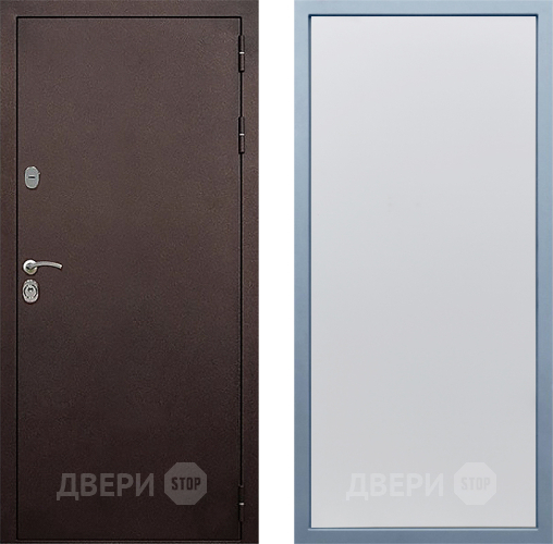 Входная металлическая Дверь Дива МД-40 Медь Н-1 Белый в Апрелевке