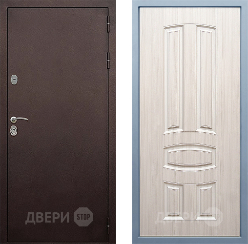 Входная металлическая Дверь Дива МД-40 Медь М-3 Сандал белый в Апрелевке