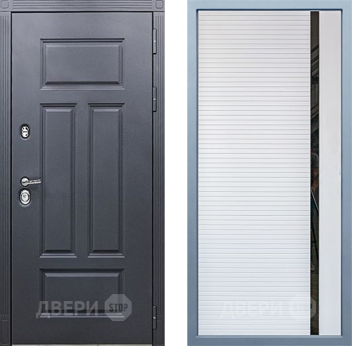 Входная металлическая Дверь Дива МХ-29 STR МХ-45 Белый матовый в Апрелевке