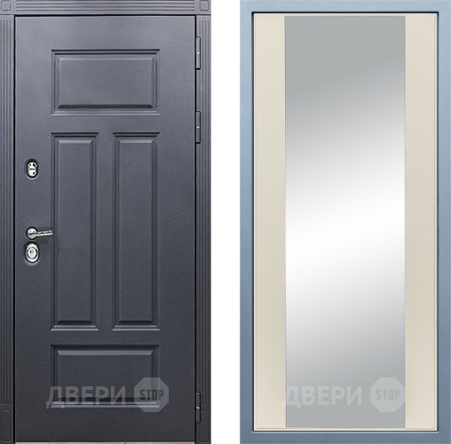 Входная металлическая Дверь Дива МХ-29 STR Д-15 Зеркало Шампань в Апрелевке