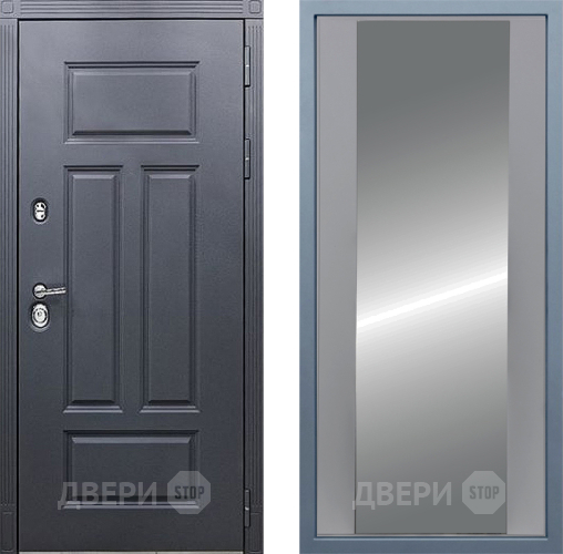 Входная металлическая Дверь Дива МХ-29 STR Д-15 Зеркало Силк Маус в Апрелевке