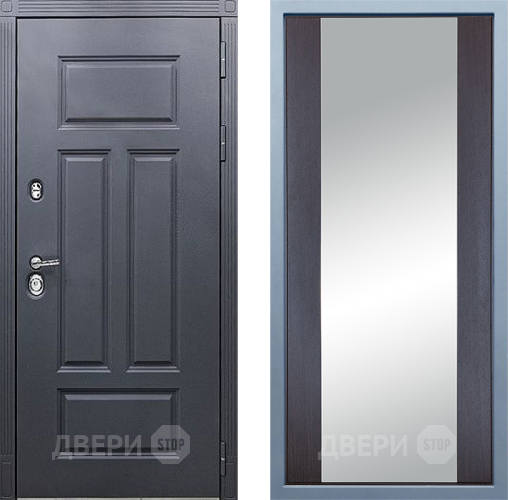 Входная металлическая Дверь Дива МХ-29 STR Д-15 Зеркало Венге в Апрелевке