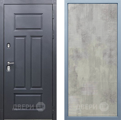 Входная металлическая Дверь Дива МХ-29 STR Д-4 Бетон темный в Апрелевке