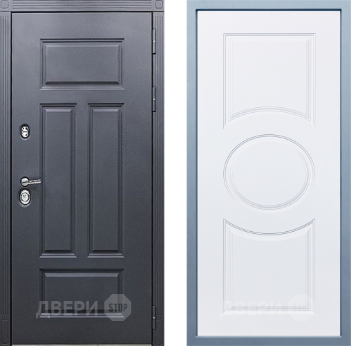 Входная металлическая Дверь Дива МХ-29 STR Д-8 Белый в Апрелевке