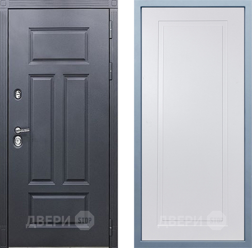 Входная металлическая Дверь Дива МХ-29 STR Н-10 Белый в Апрелевке