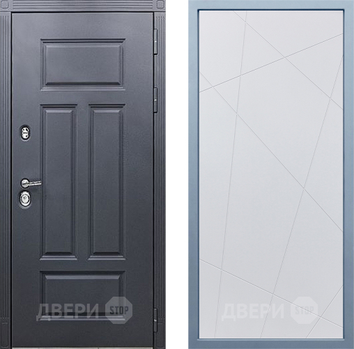 Входная металлическая Дверь Дива МХ-29 STR Д-11 Белый в Апрелевке