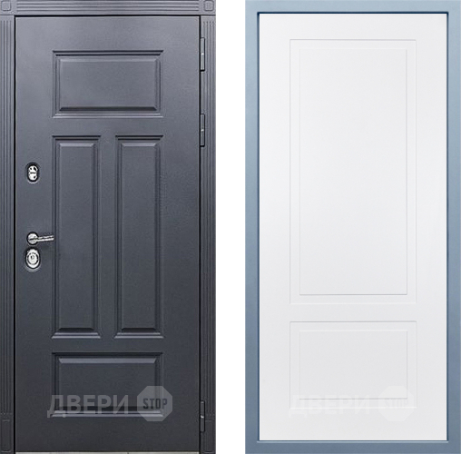 Входная металлическая Дверь Дива МХ-29 STR Н-7 Белый в Апрелевке