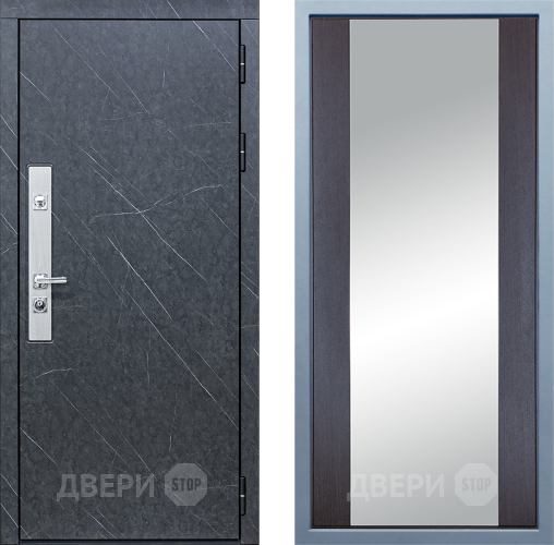 Входная металлическая Дверь Дива МХ-26 STR Д-15 Зеркало Венге в Апрелевке