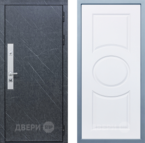 Входная металлическая Дверь Дива МХ-26 STR Д-8 Белый в Апрелевке