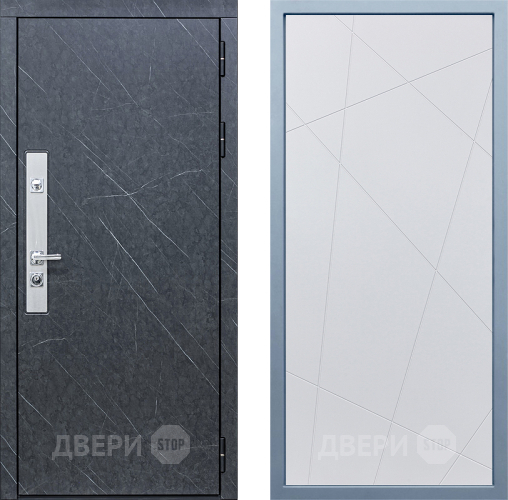 Входная металлическая Дверь Дива МХ-26 STR Д-11 Белый в Апрелевке