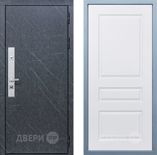 Входная металлическая Дверь Дива МХ-26 STR Д-13 Белый в Апрелевке