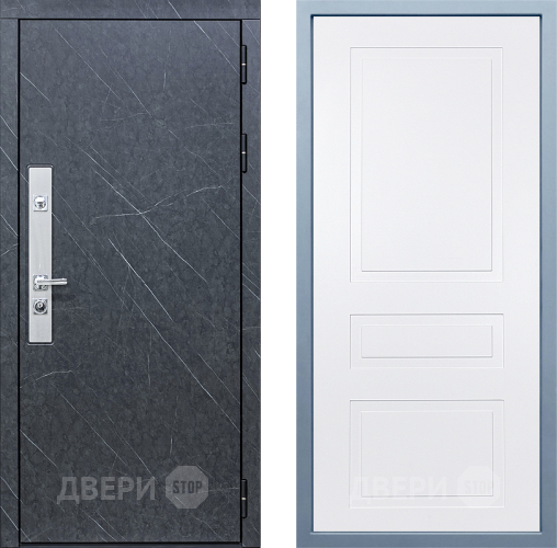 Входная металлическая Дверь Дива МХ-26 STR Н-13 Белый в Апрелевке