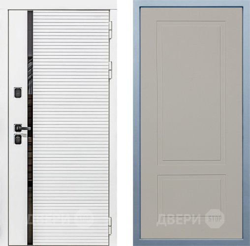 Входная металлическая Дверь Дива МХ-45 Белая STR Н-7 Шампань в Апрелевке