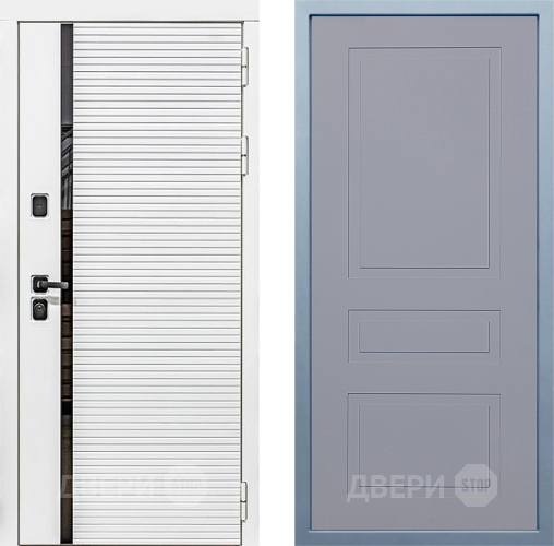 Дверь Дива МХ-45 Белая STR Н-13 Силк Маус в Апрелевке