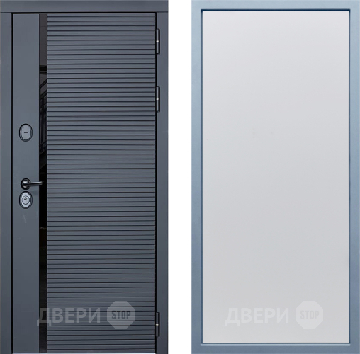 Входная металлическая Дверь Дива МХ-45 STR Н-1 Белый в Апрелевке