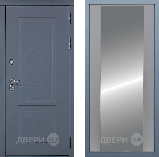 Входная металлическая Дверь Дива МХ-38 STR Д-15 Зеркало Силк Маус в Апрелевке