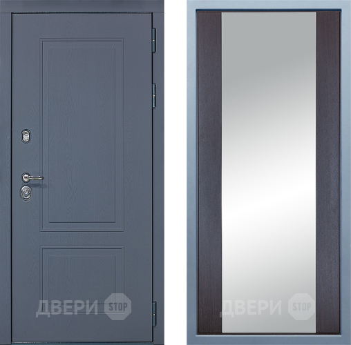 Входная металлическая Дверь Дива МХ-38 STR Д-15 Зеркало Венге в Апрелевке