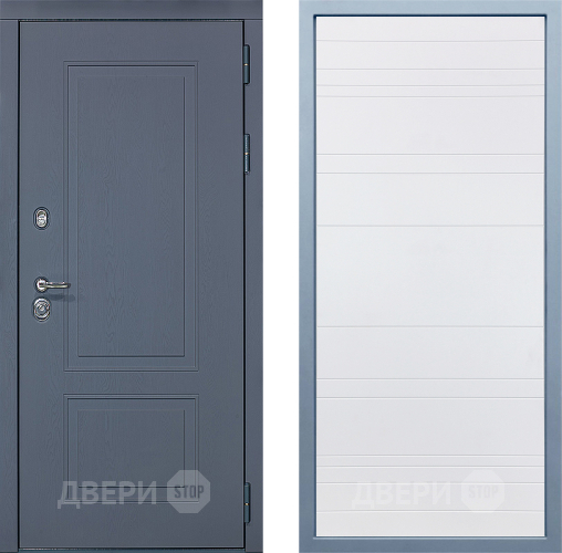 Входная металлическая Дверь Дива МХ-38 STR Д-5 Белый в Апрелевке