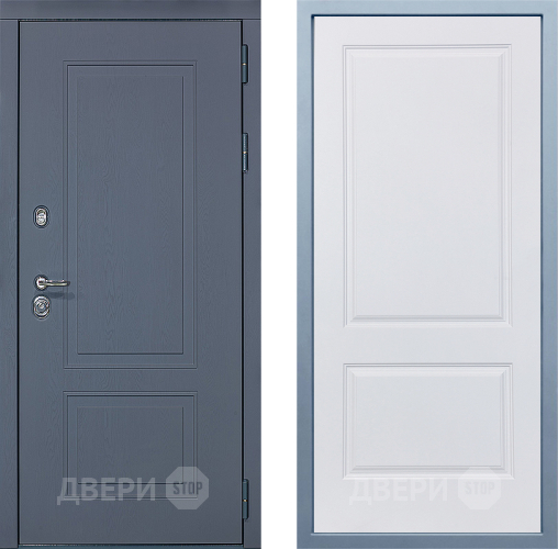 Входная металлическая Дверь Дива МХ-38 STR Д-7 Белый в Апрелевке