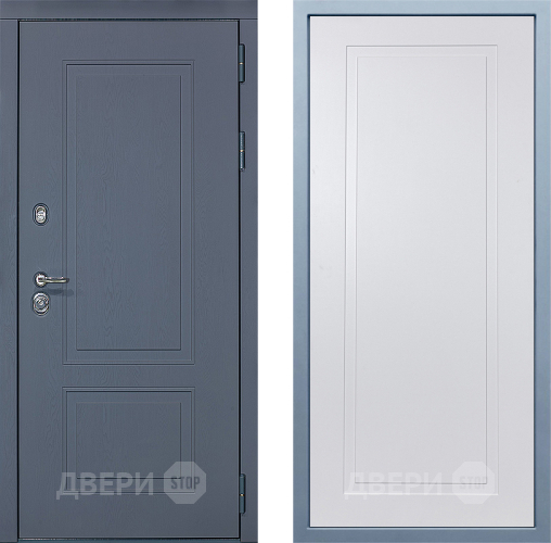 Входная металлическая Дверь Дива МХ-38 STR Н-10 Белый в Апрелевке