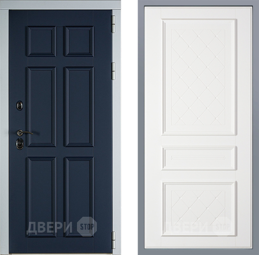Дверь Заводские двери Стокгольм Урбино Белый софт в Апрелевке
